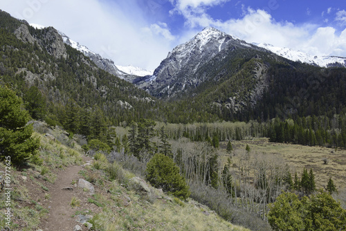 Alpine landscape, Sangre de Cristo Range, Rocky Mountains in Colorado, USA