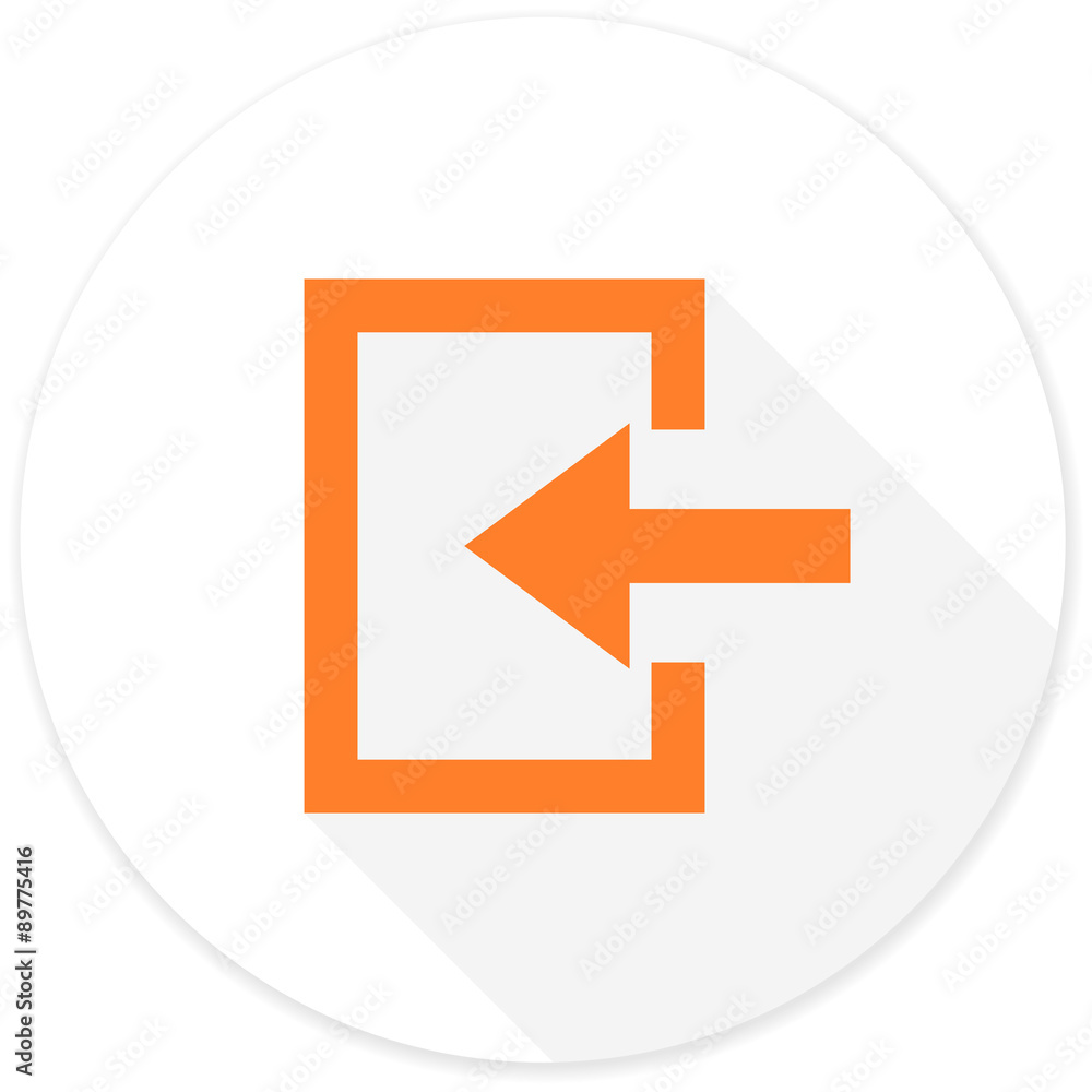 enter flat design modern icon enter flat design modern icon