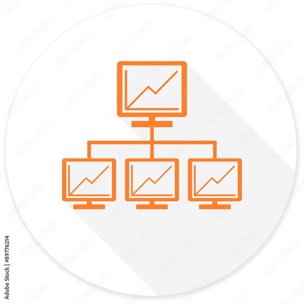 network flat design modern icon network flat design modern icon