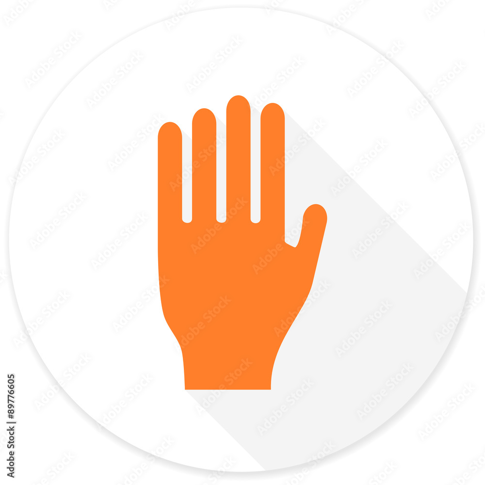 Obraz premium stop flat design modern icon