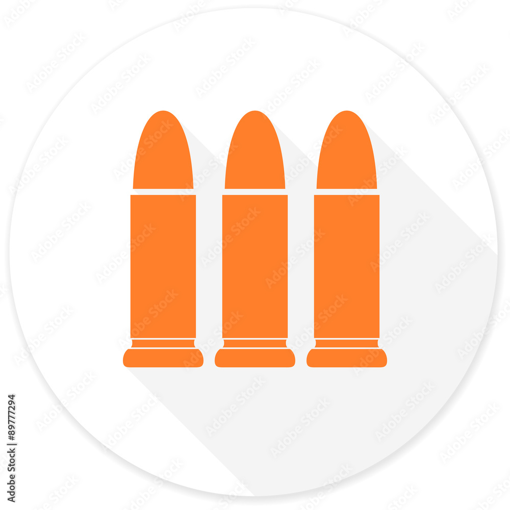 ammunition flat design modern icon ammunition flat design modern icon