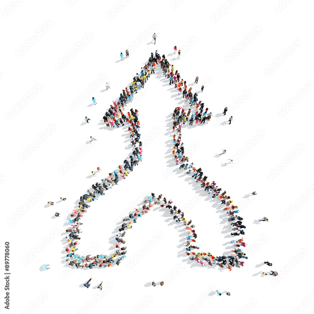 people shape arrow cartoon people shape arrow cartoon