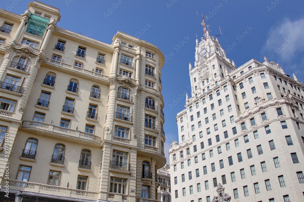 façades de Madrid