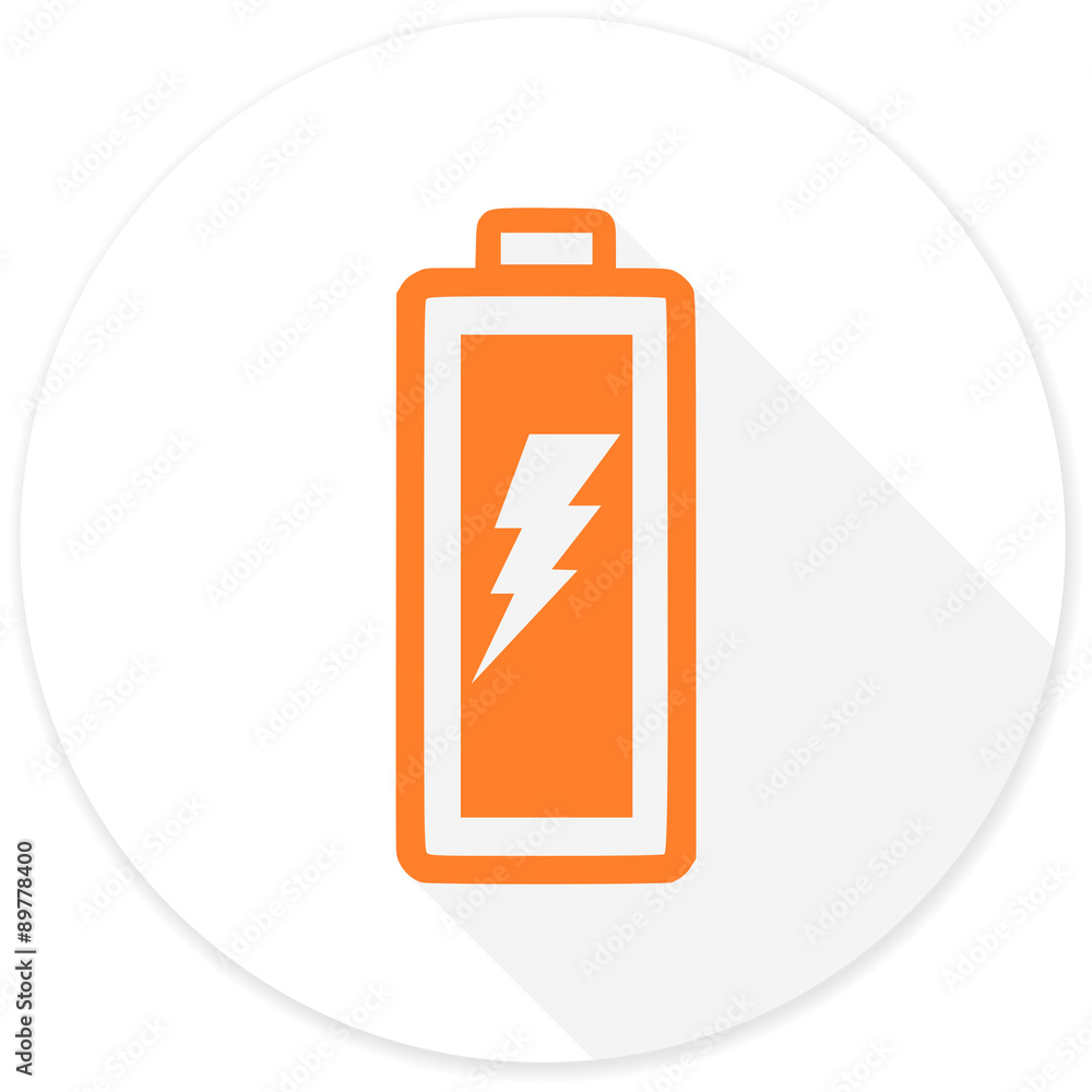 battery flat design modern icon battery flat design modern icon