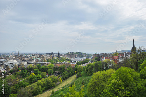 Skyline View of the Edinburgh city, Scotland