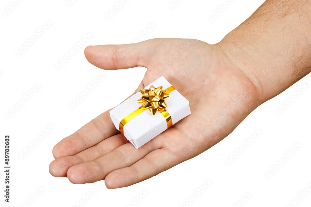 Hand with a gift Hand with a gift