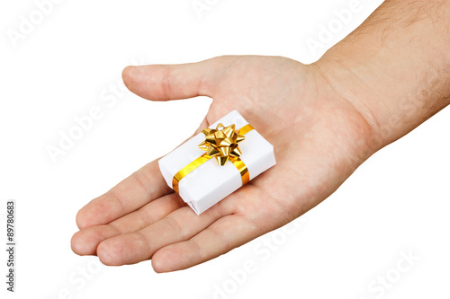 Hand with a gift