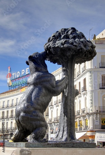 statue de l'ours à Madrid