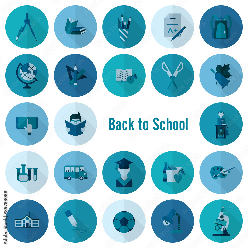 School and Education Icons School and Education Icons