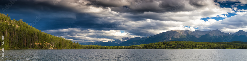 Panorama of Pyramid Lake