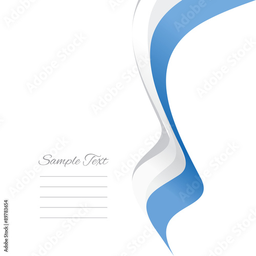 Abstract San Marino right ribbon vector