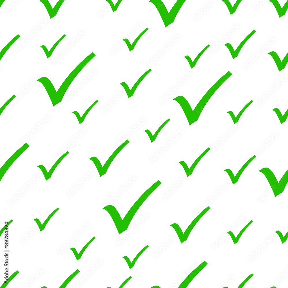 seamless pattern with Check Marks