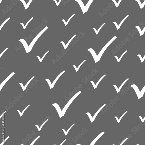 seamless pattern with Check Marks