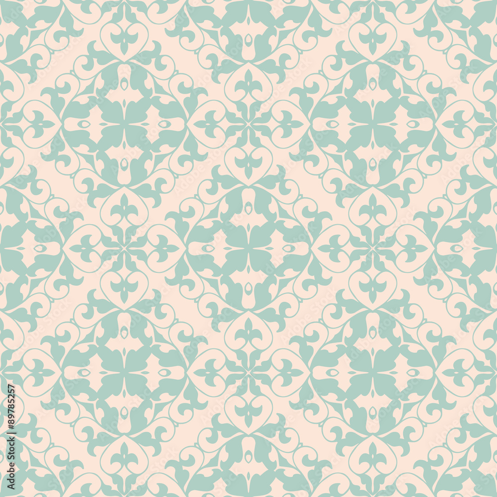Fototapeta premium Vintage seamless pattern. 