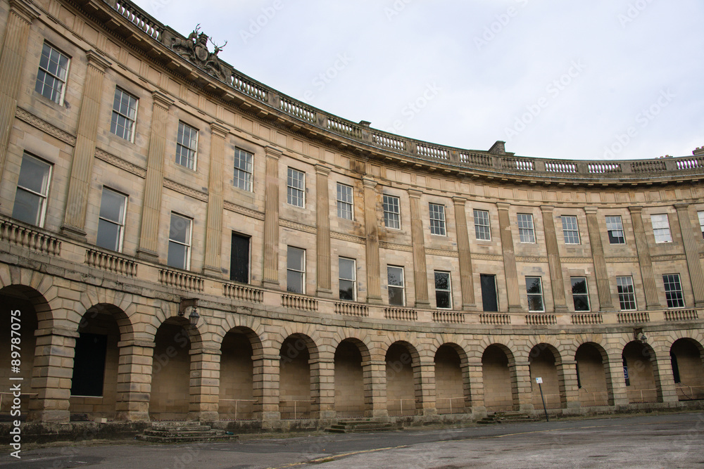 A view of Buxton Crescent in Derbyshire