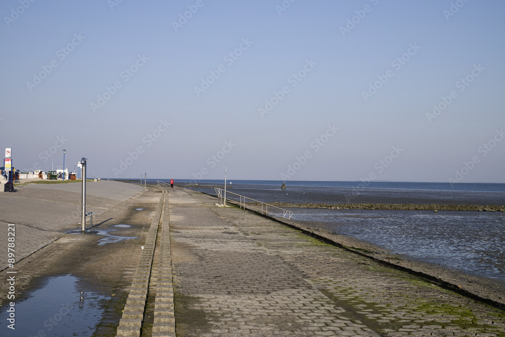 Neuharlinger Siel, die Nordsee und das Wattenmeer