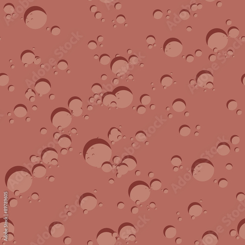 Mars seamless pattern. Vector illustration of  surface of Mars.