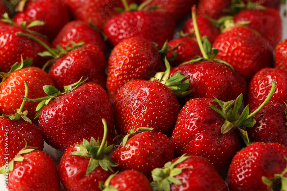 Strawberries berry background, close up Strawberries berry background, close up
