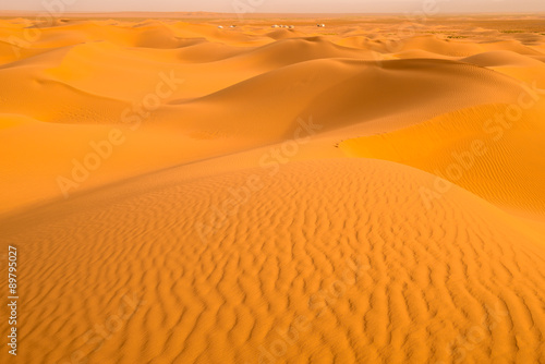 Sand dunes in the Sahara Desert, Tagounite (Morocco)