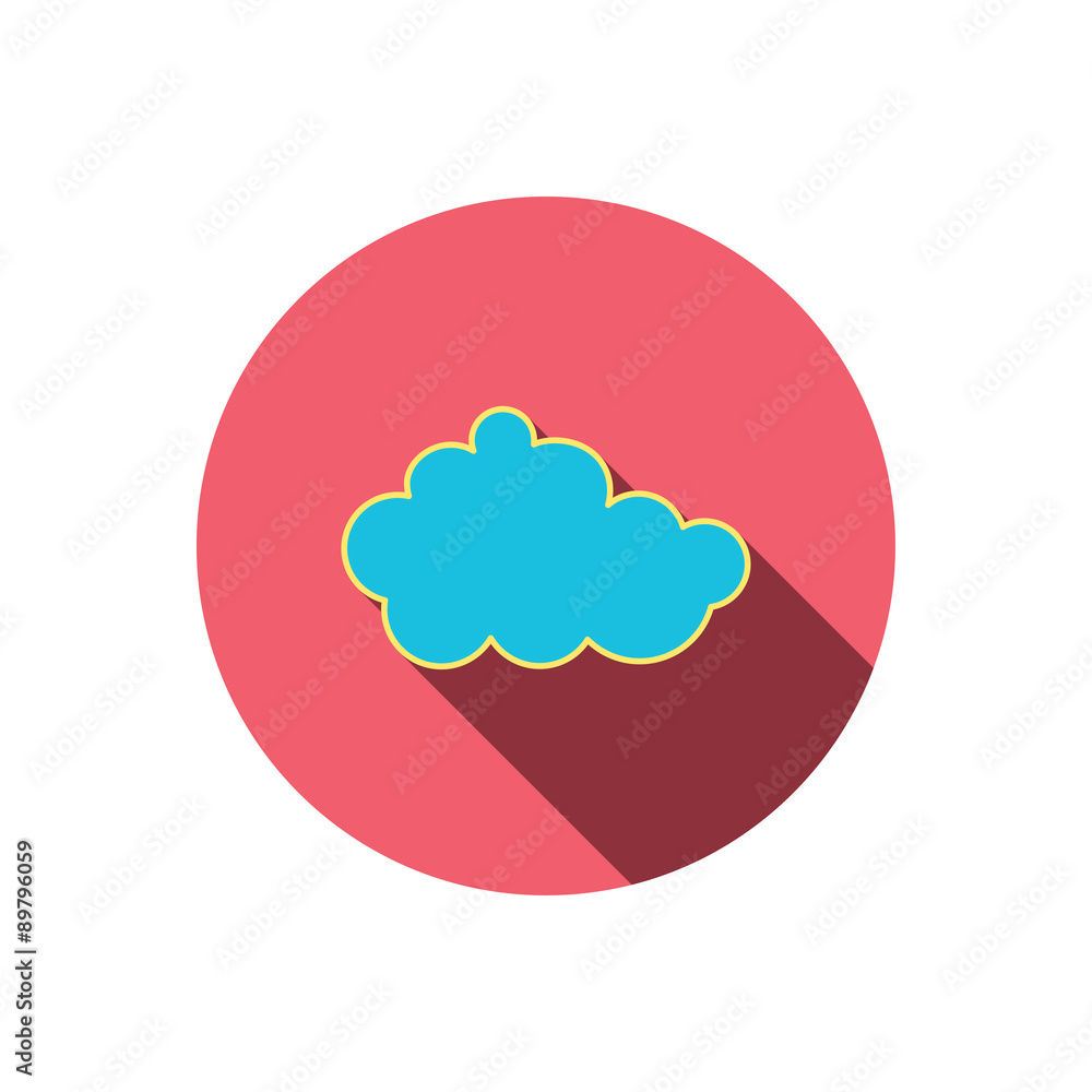 Cloud icon. Overcast weather sign. Cloud icon. Overcast weather sign.