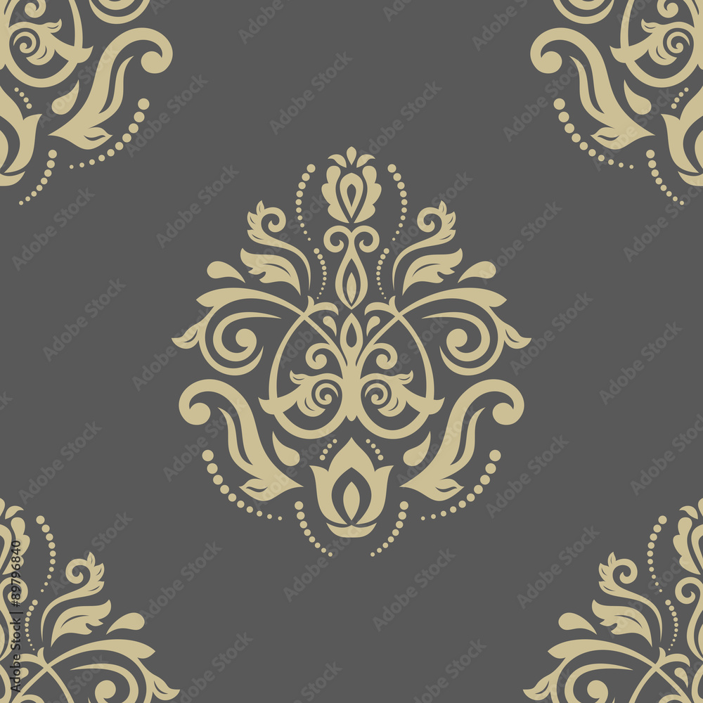 Damask Seamless Vector Pattern