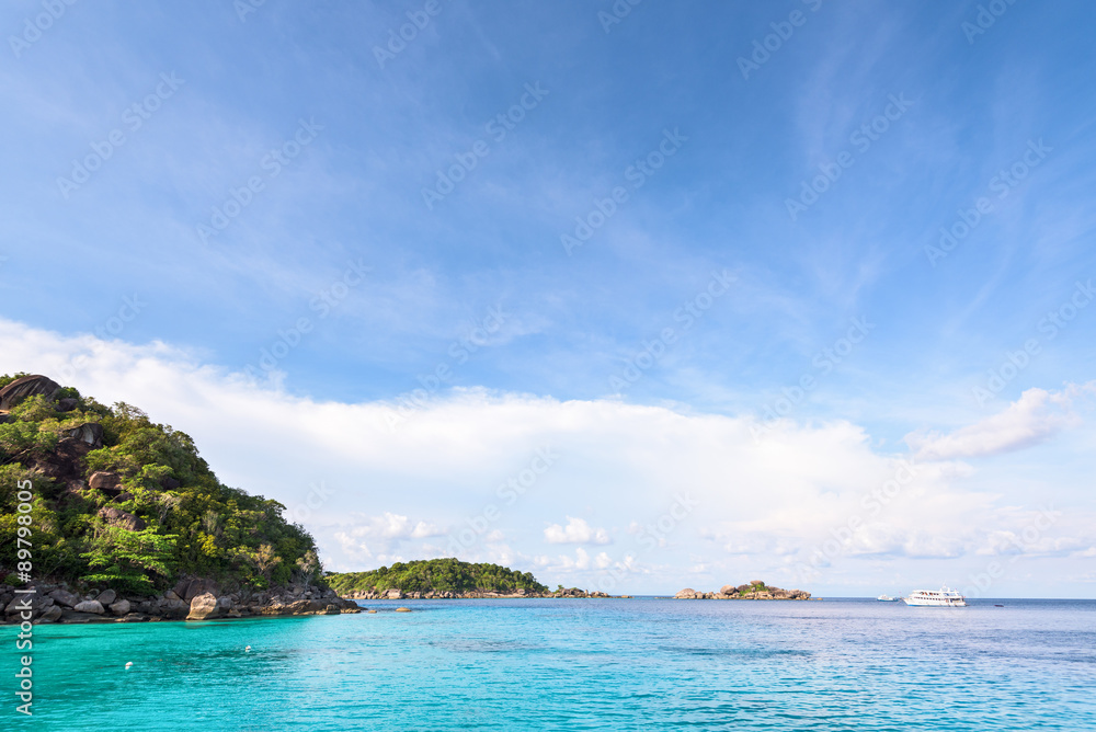 Honeymoon Bay in Mu Koh Similan, Thailand