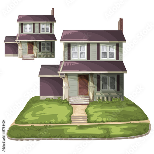 Family House on Suburban Residential Estate