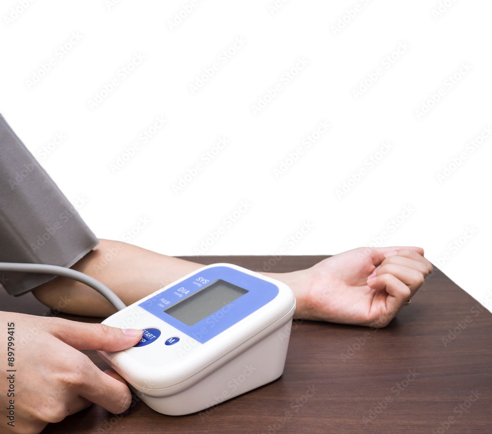 Woman Hand and measuring blood pressure 3 Woman Hand and measuring blood pressure 3