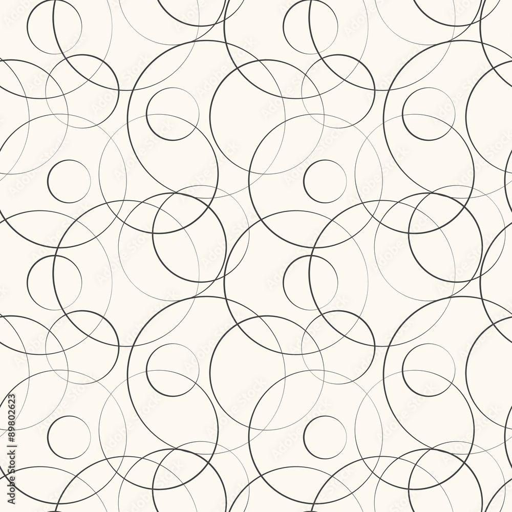 Abstract geometric line and round seamless pattern. Abstract geometric line and round seamless pattern.