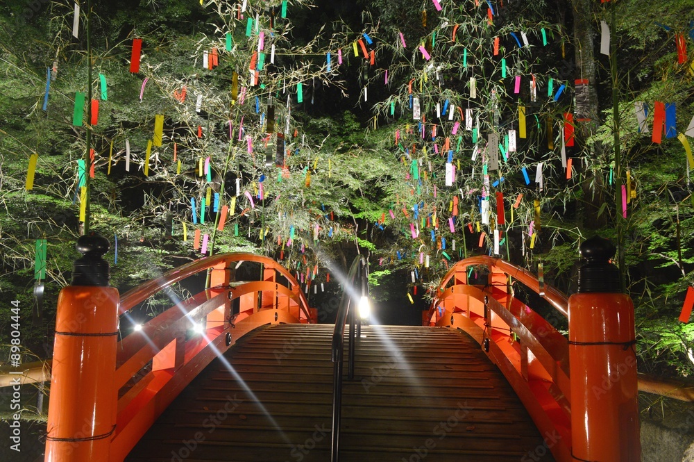 Fototapeta premium 京都北野天満宮の七夕祭り