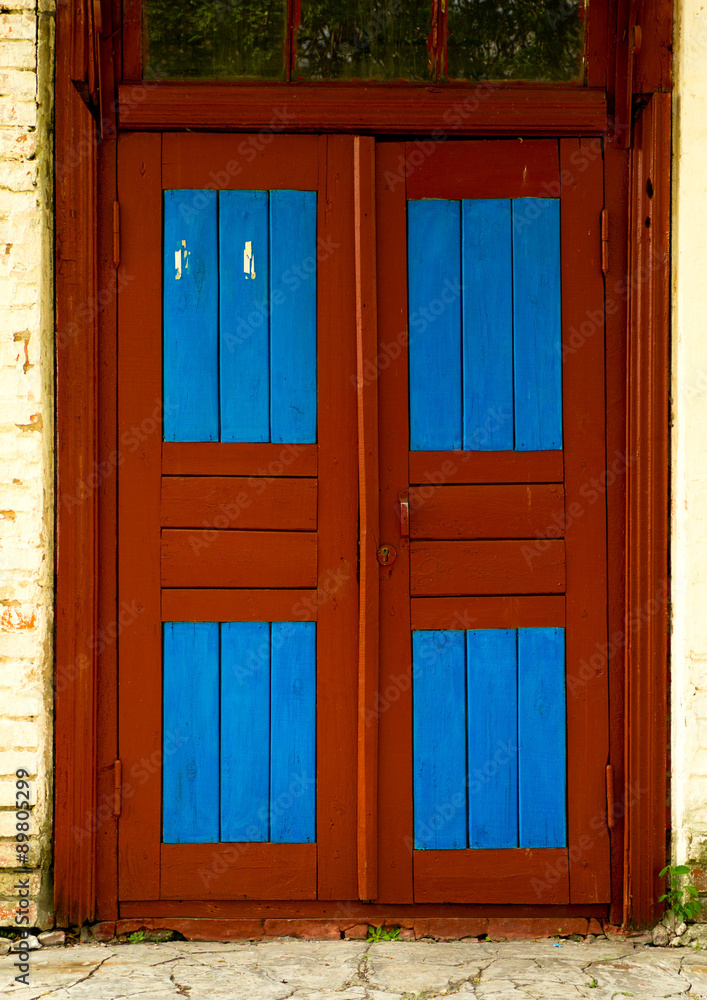 Fototapeta premium Old vintage wooden door