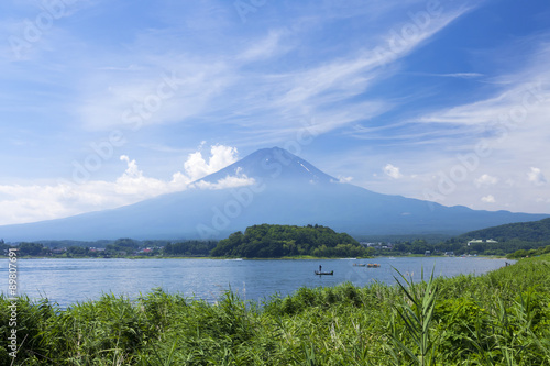 夏の富士山 河口湖 