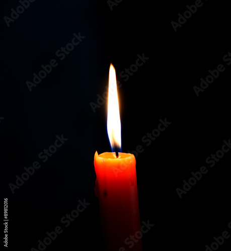 alight candle
