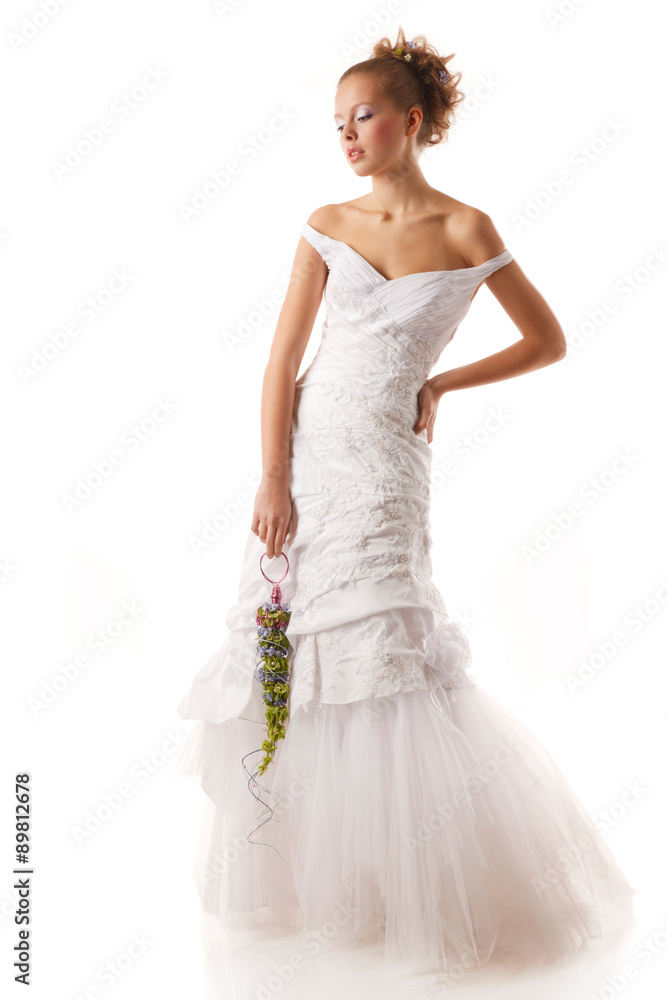 Standing bride