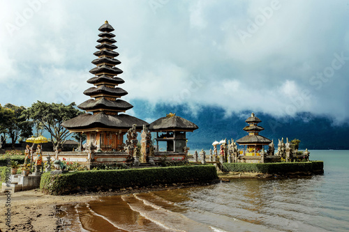 Pura Ulun Danu water temple on a lake Beratan. Bali