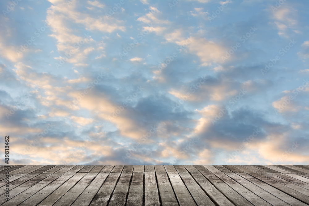 clouds on heaven above the ground