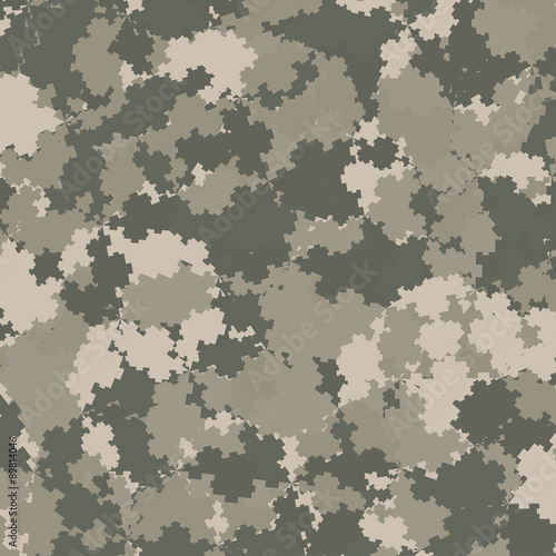 Abstract Vector Military Camouflage Background