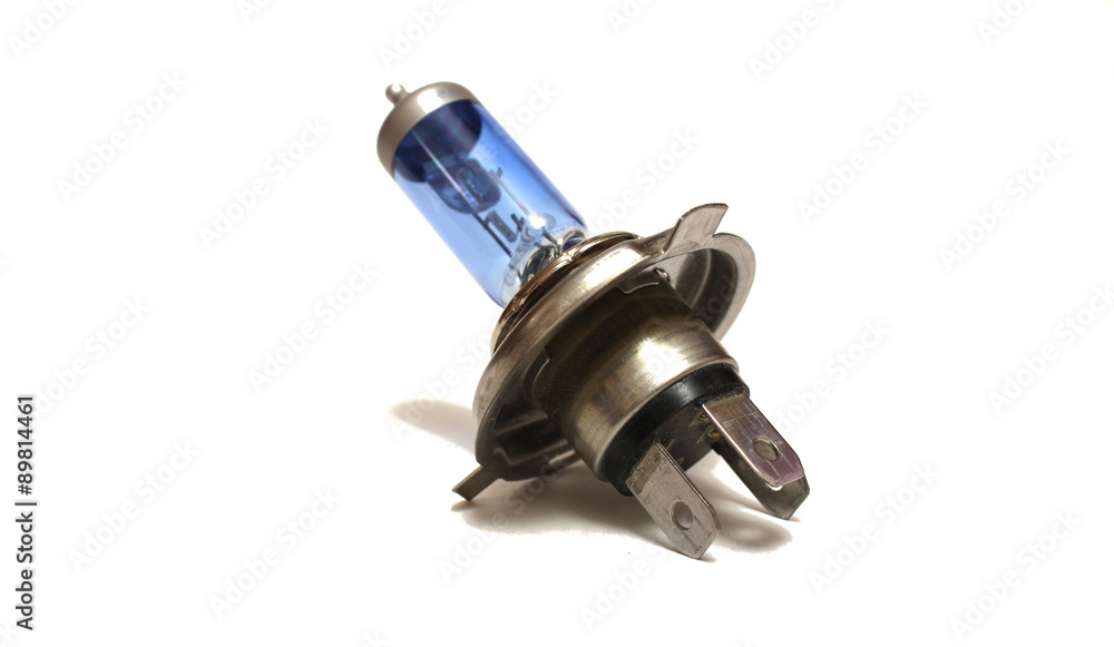 Automotive light bulb on white background Automotive light bulb on white background