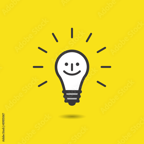 Smile face bulb