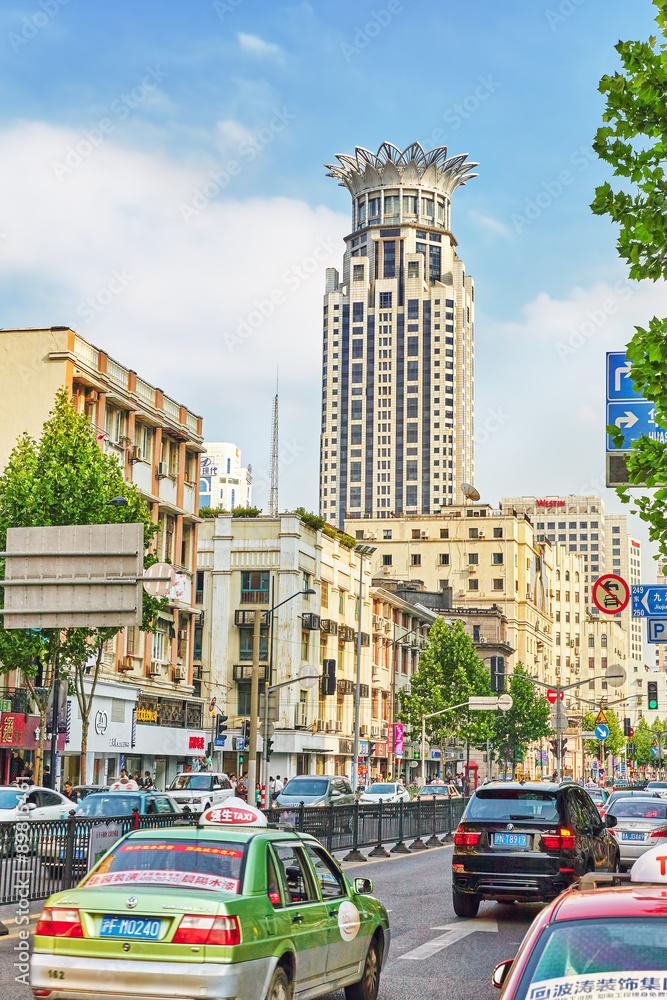 Obraz premium SHANGHAI, CHINA - MAY 22 2015: The people, the citizens of Shang
