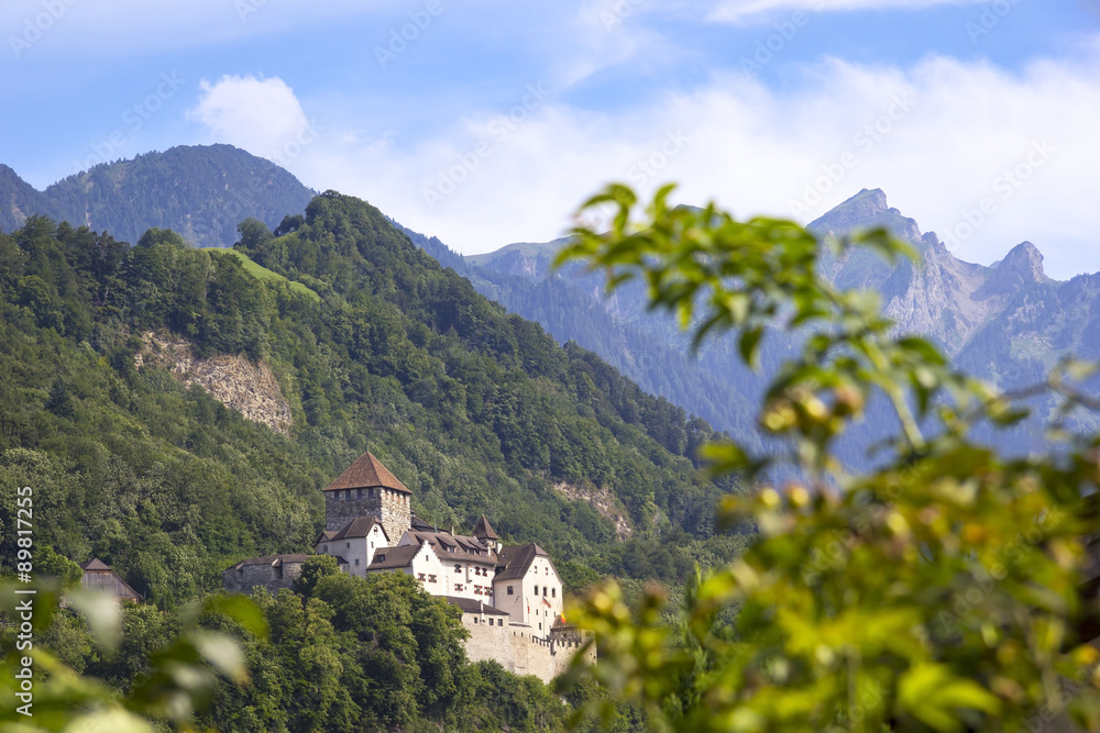 View to Vaduz, Liechtenstein.