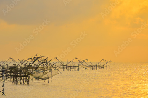 Sunrise at Lake thailand.