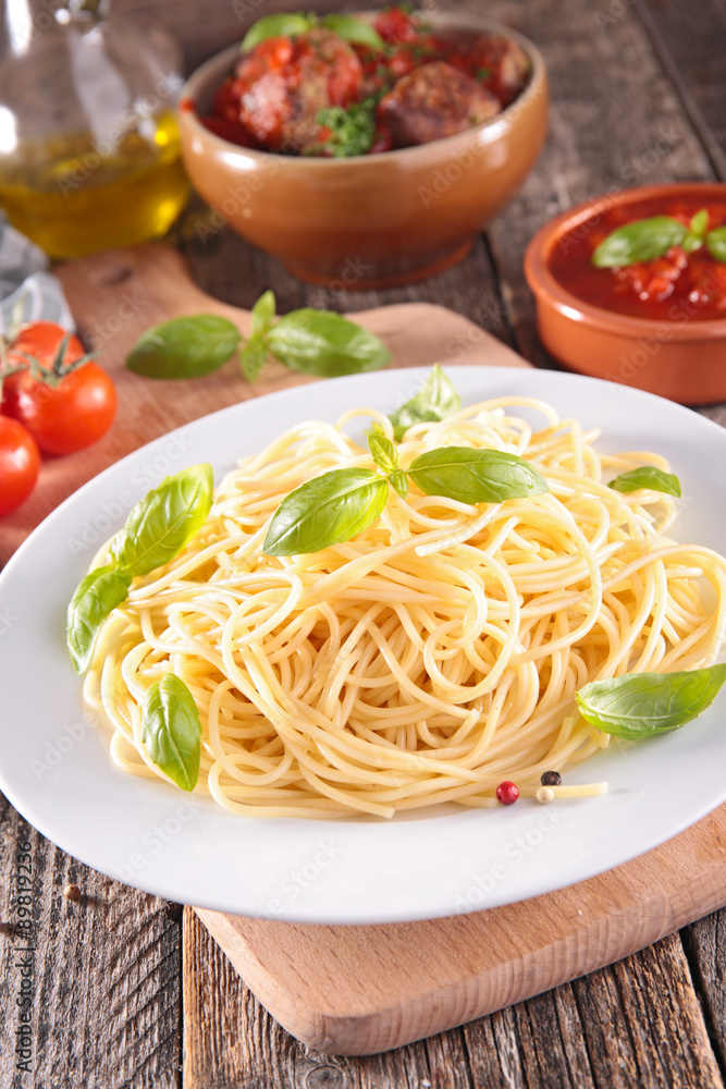 spaghetti and meatballs spaghetti and meatballs