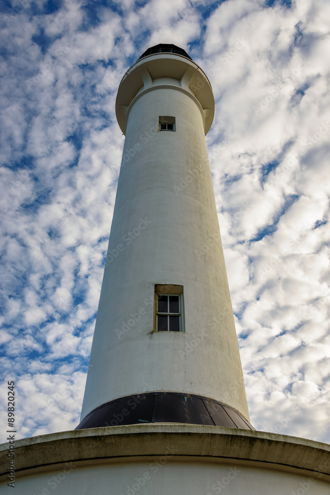 Lighthouse against the beautiful sky, Point Arena, California, USA