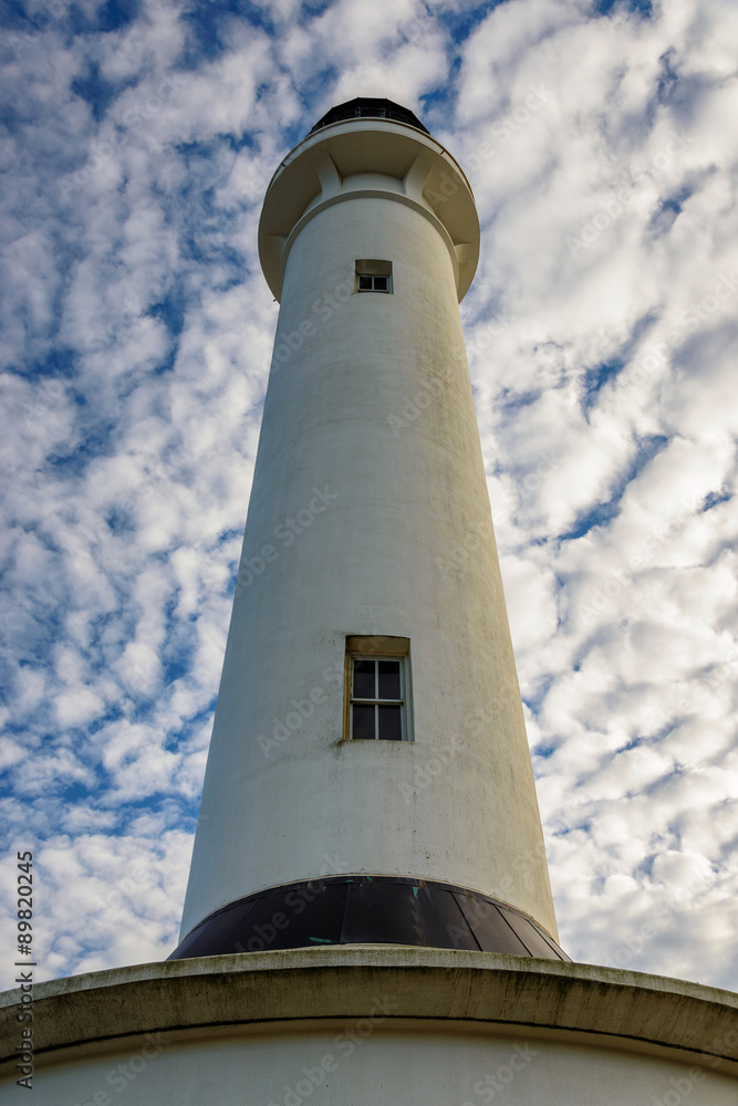 Lighthouse against the beautiful sky, Point Arena, California, USA Lighthouse against the beautiful sky, Point Arena, California, USA