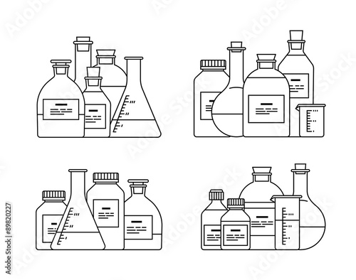 chemical glassware icon