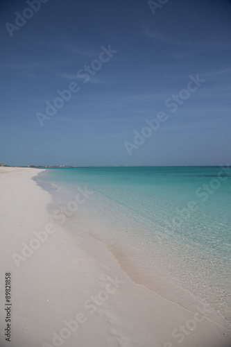 paesaggi di caraibi con spiaggia paradiso mare azzurro