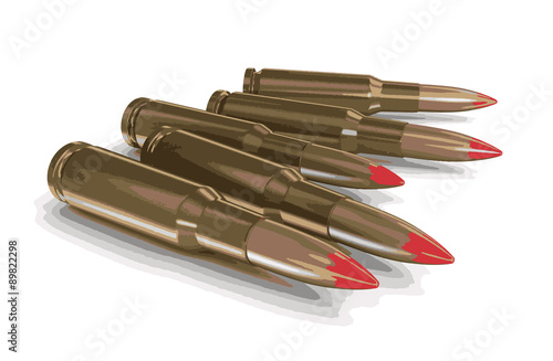 Bullets (clipping path included)