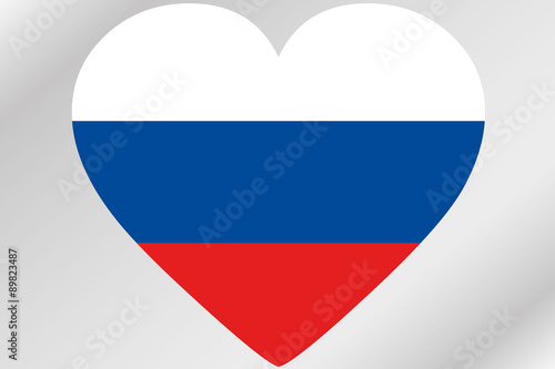 Flag Illustration of a heart with the flag of Russia Free Download Flag Illustration of a heart with the flag of Russia - GFXLoad