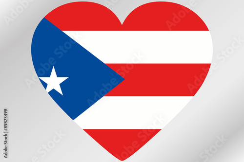 Flag Illustration of a heart with the flag of Puerto Rico Free Download Flag Illustration of a heart with the flag of Puerto Rico - GFXLoad